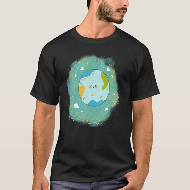 Happy Planet Happy Earth climate change T-Shirt (Front)