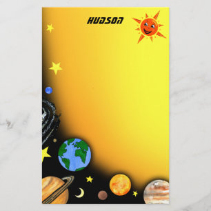 Happy Planets and Space Stationery