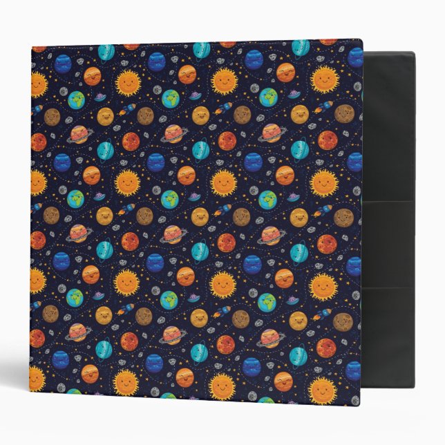 Happy Planets Binder (Front/Inside)