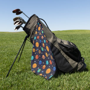 Happy Planets Golf Towel