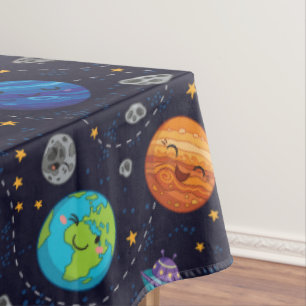 Happy Planets Tablecloth