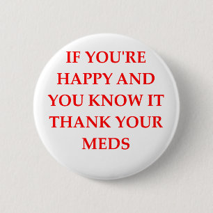 HAPPY.png 2 Inch Round Button