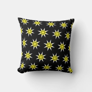 Happy Positive Magic Sun Pattern Pillow Cushion