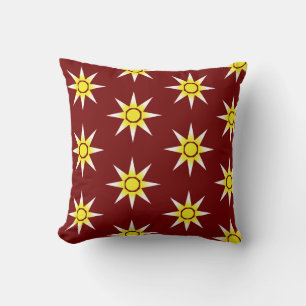 Happy Positive Magic Sun Pattern Pillow Cushion