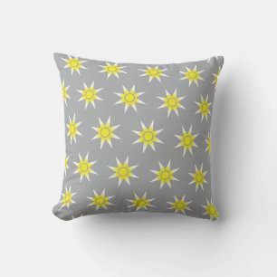 Happy Positive Magic Sun Pattern Pillow Cushion