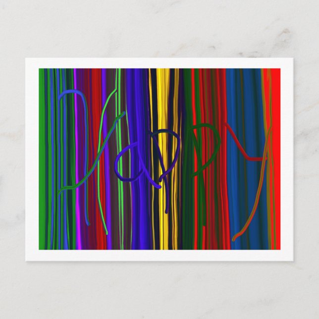 Happy ~ Postcard (Front)