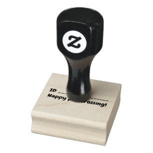 Happy Postcrossing ID Buffer Rubber Stamp