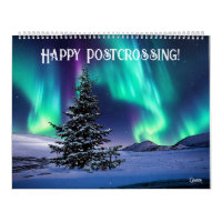 Happy Postcrossing - Large Calendar