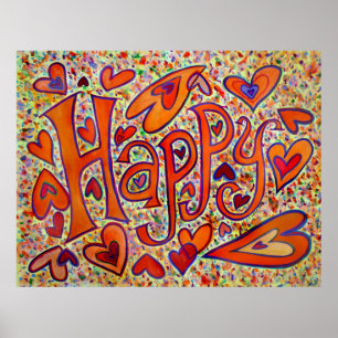 Happy Poster Print