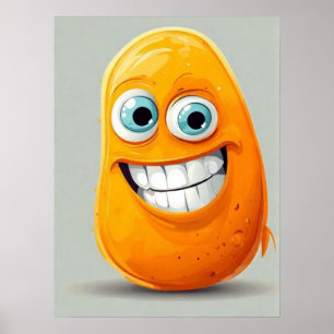 Happy Potato Head Poster