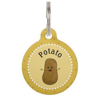 Happy Potato Personalized Pet Tag