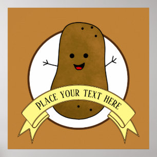 Happy Potato Personalized Poster
