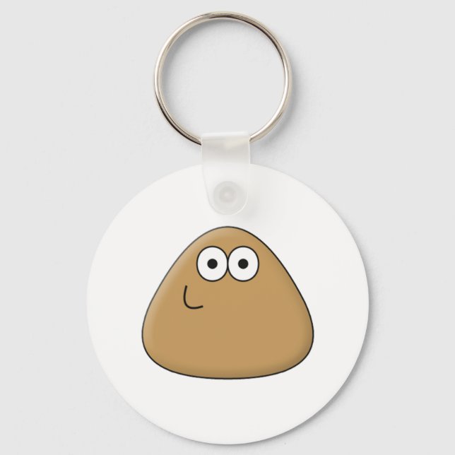 Happy Pou - Keychain (Front)