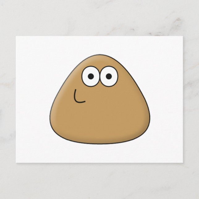 Happy Pou - Postcard Horizontal (Front)