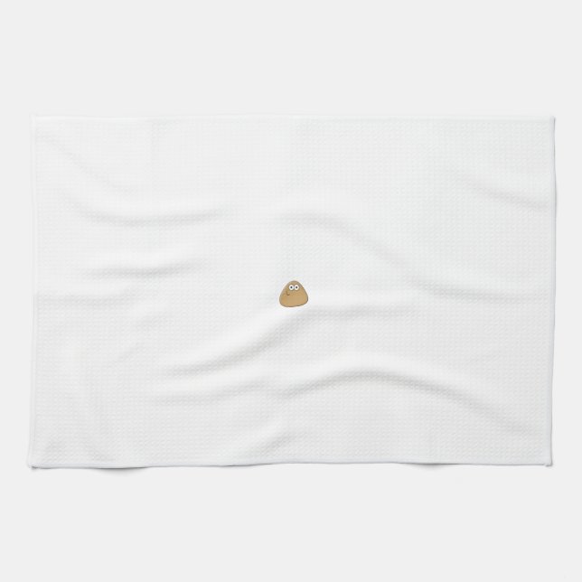 Happy Pou - Serviette de cuisine (Horizontal)