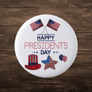 Happy President's Day  2 Inch Round Button