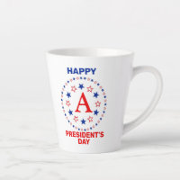Happy President's day custom monogram Coffee Mug