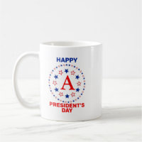 Happy President's day custom monogram