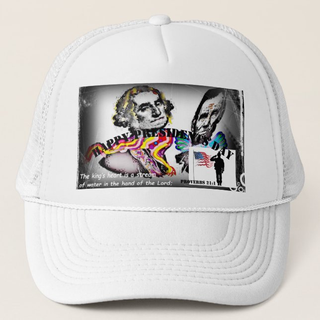 Happy Presidents Day hat (Front)