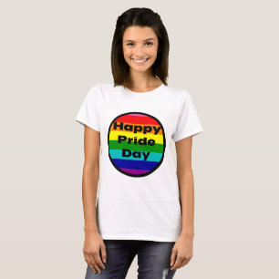 Happy Pride Day Rainbow LGBTQ Celebration T-Shirt