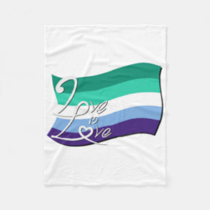 Happy Pride! Gay Flag Oversized Fleece Blanket