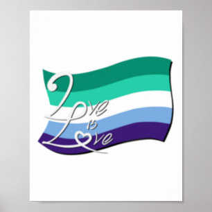 Happy Pride! Gay Flag Oversized  Poster