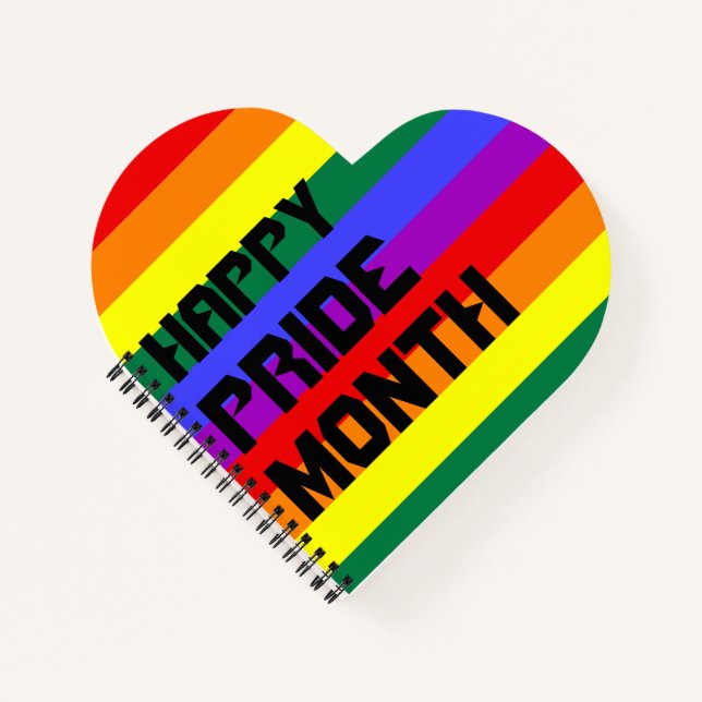 Happy pride month Notebook gift (Front)
