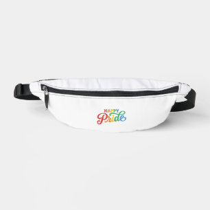 Happy Pride Vintage Rainbow Typography Shirt_1 Fanny Pack