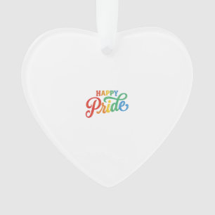 Happy Pride Vintage Rainbow Typography Shirt_1 Ornament