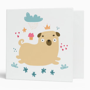 Happy Puggy Binder