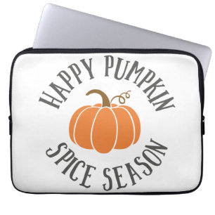 Happy Pumpkin Spice Season Laptop Sleeve