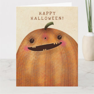 Happy Pumpkins - Cute Halloween Card