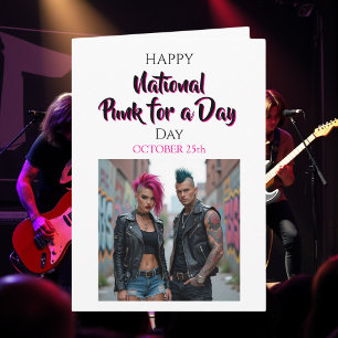 Happy Punk for a Day Day October 25th Card
