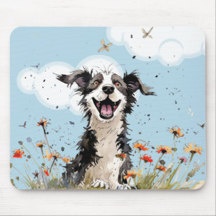 Happy Pup Mouse Pad