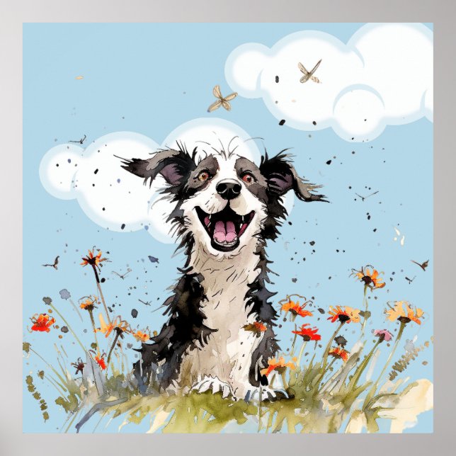 Happy Pup Poster (Front)