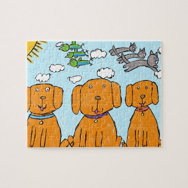 "Happy Puppies in the Sun" Puzzle (Horizontal)