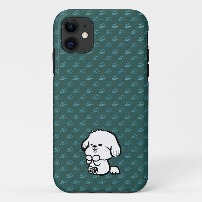 Happy Puppy Case-Mate iPhone Case (Back)