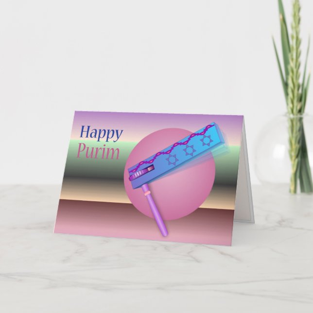 Happy Purim Card (Front)