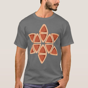 Happy Purim Costume Idea Cute Hamantaschen Jewish T-Shirt