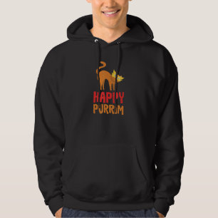 Happy Purim Costume Idea Funny Cat Hebrew Jewish H Hoodie