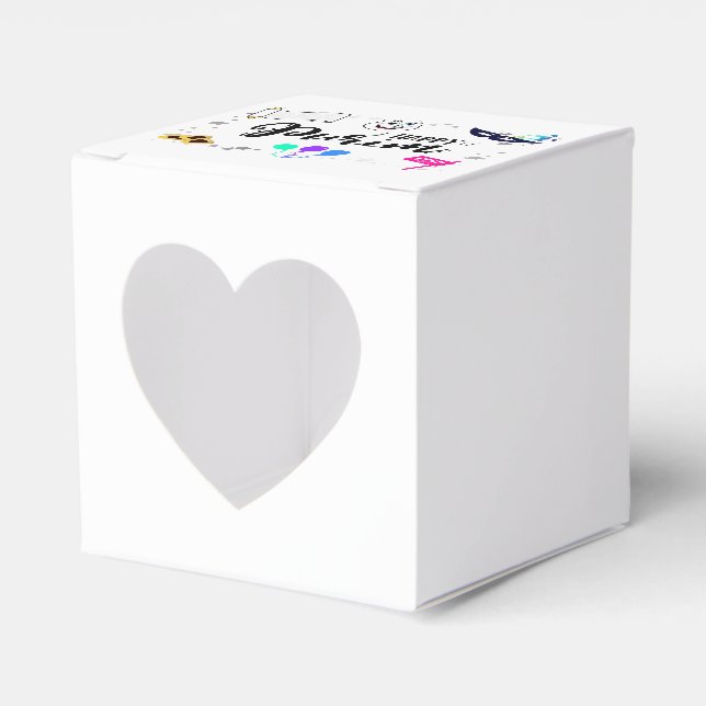 Happy Purim Favor Box (Front Side)