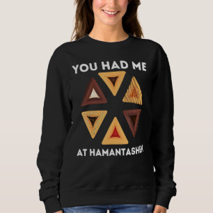 Happy Purim Party Costume Jewish You Had Me At Ham Sweatshirt