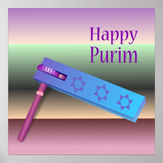 Happy Purim Poster (Front)