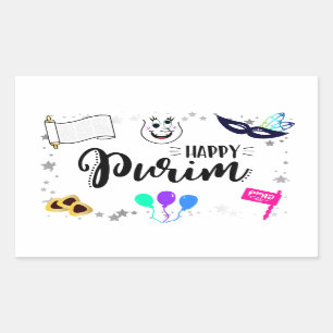 Happy Purim Sticker