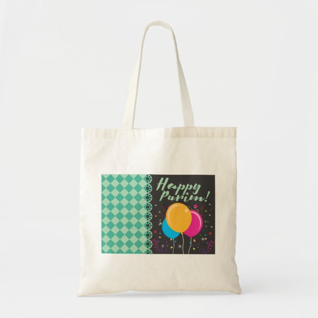 happy purim tote bag (Front)