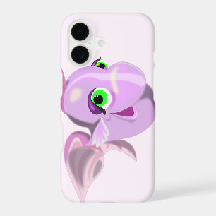Happy Purple Fish -