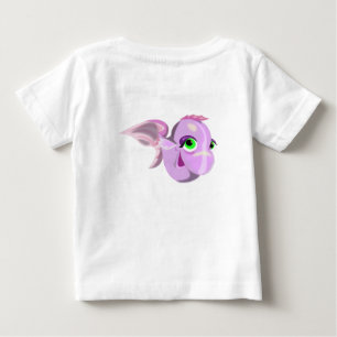 Happy Purple Fish Baby T-Shirt