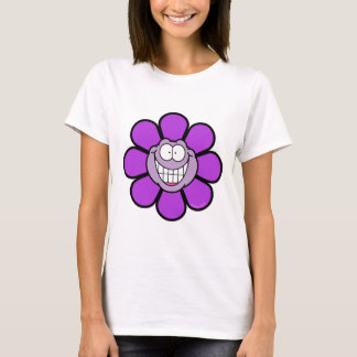 Happy Purple Flower T-Shirt