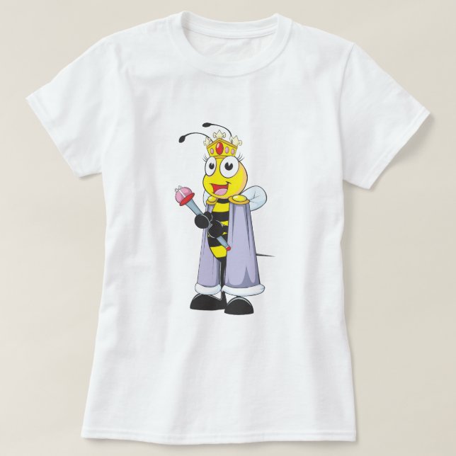 Happy Queen Bee T-Shirt (Design Front)