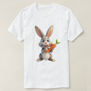 Happy Rabbit Cute Smiling Bunny Animal T-Shirt